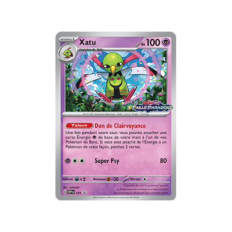 Xatu, carte - de Promo SV (Écarlate et Violet)