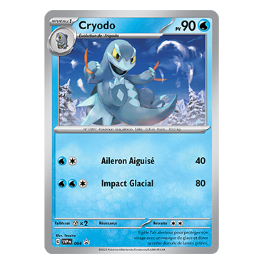 Carte Cryodo - de Pokémon SV064