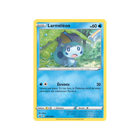 Larméléon SWSH003 : - de Pokémon Promo SWSH (Épée et Bouclier)