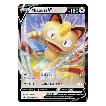 Carte Miaouss - de Pokémon SWSH004