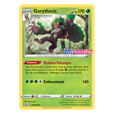 Carte Gorythmic - de Pokémon SWSH006