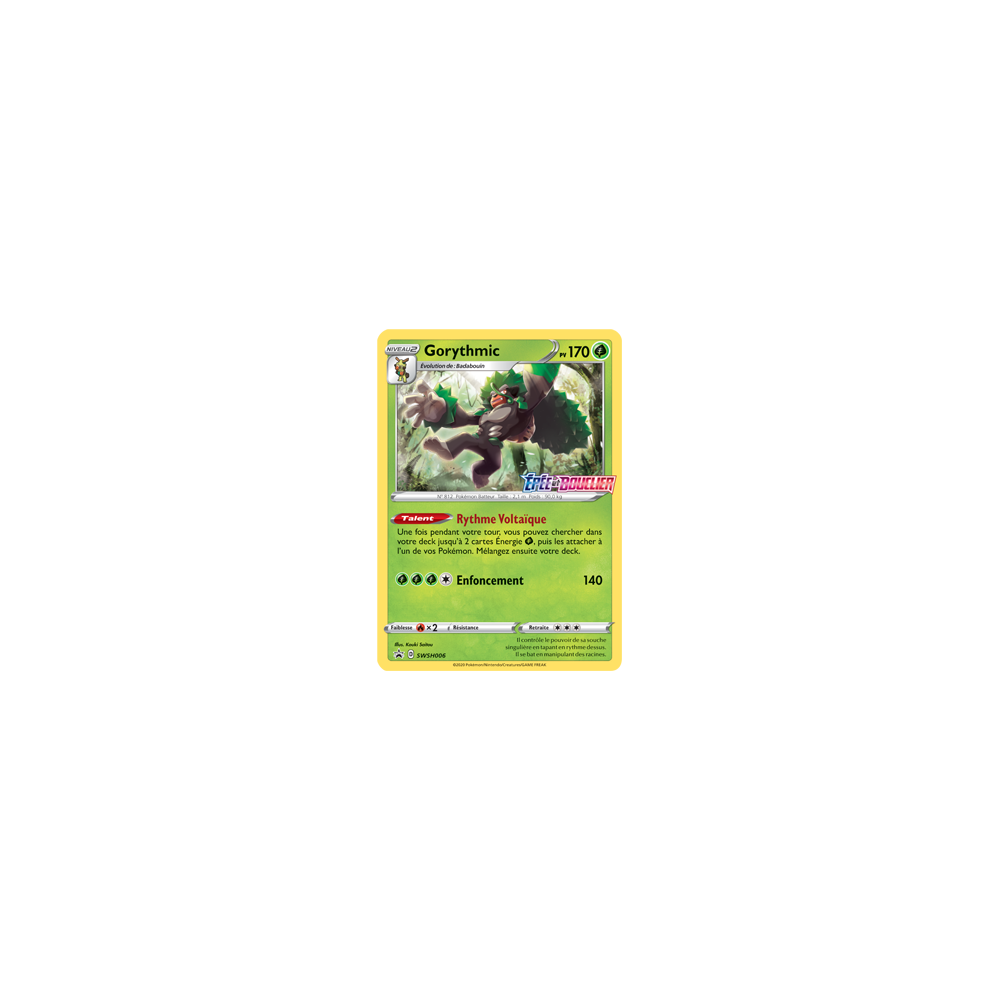 Carte Gorythmic - de Pokémon SWSH006