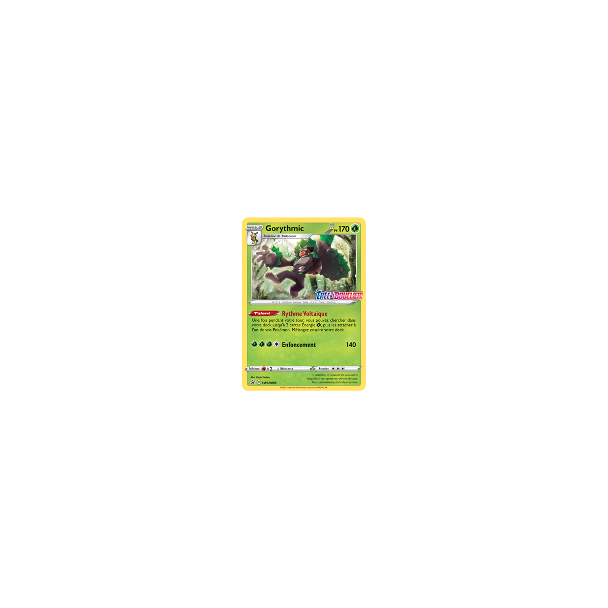 Carte Gorythmic - de Pokémon SWSH006