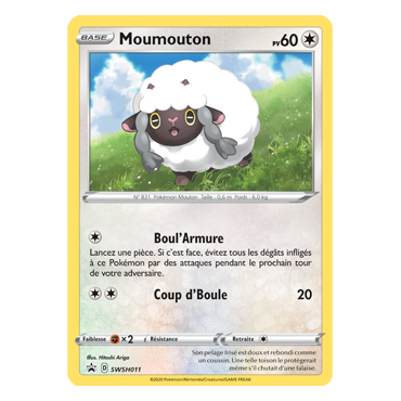 Moumouton SWSH011 : - de Pokémon Promo SWSH (Épée et Bouclier)