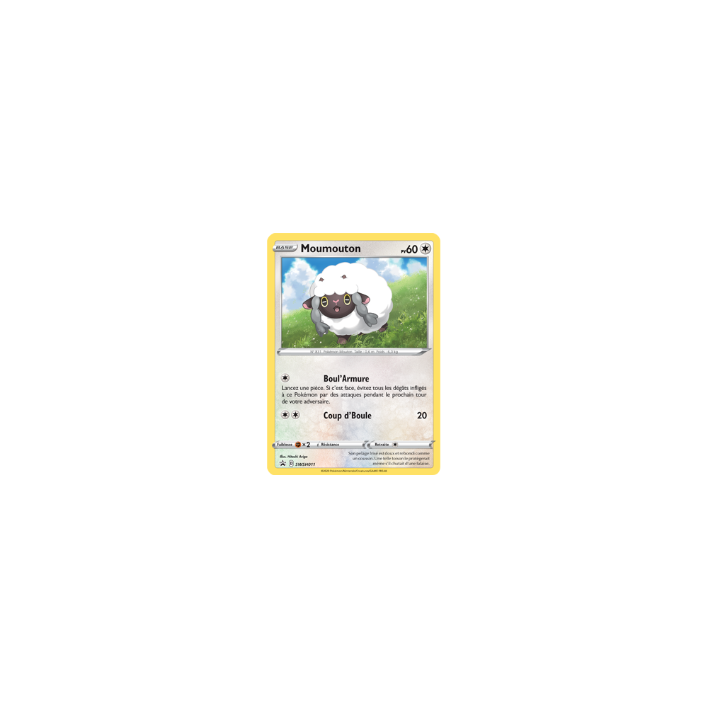 Moumouton SWSH011 : - de Pokémon Promo SWSH (Épée et Bouclier)