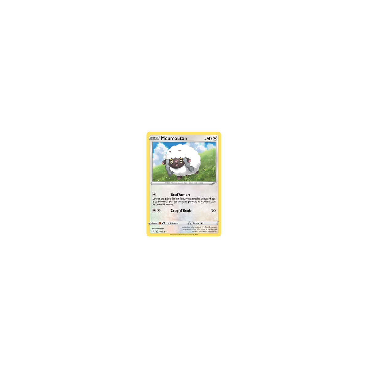 Moumouton SWSH011 : - de Pokémon Promo SWSH (Épée et Bouclier)