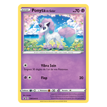Ponyta de Galar, carte - de Promo SWSH (Épée et Bouclier)