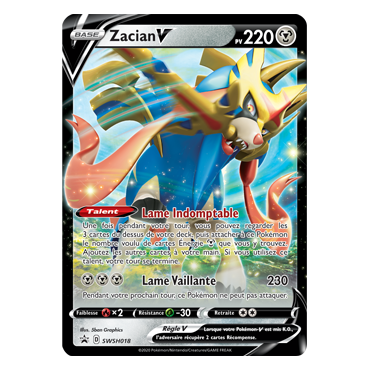 Carte Zacian - de Pokémon SWSH018