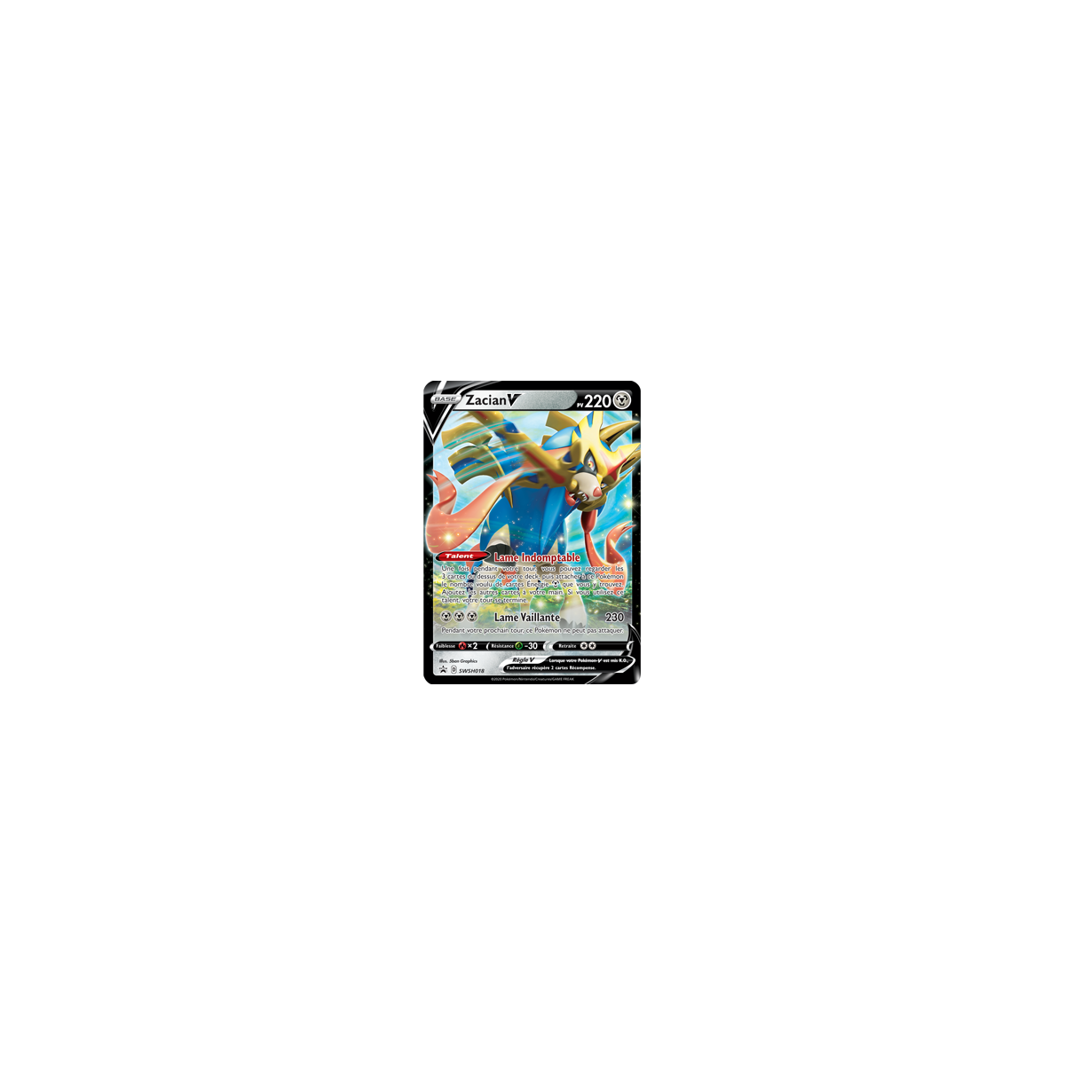 Carte Zacian - de Pokémon SWSH018