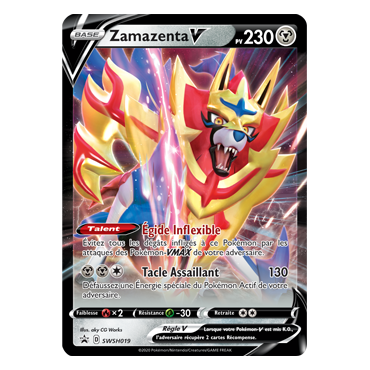 Carte Zamazenta - de Pokémon SWSH019