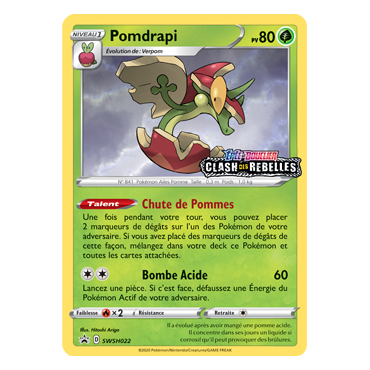 Carte Pomdrapi - de Pokémon SWSH022