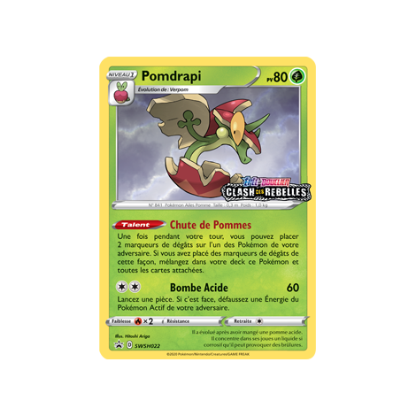 Carte Pomdrapi - de Pokémon SWSH022