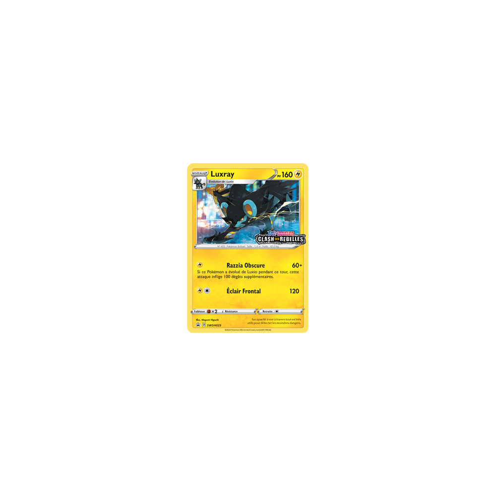 Carte Luxray - de Pokémon SWSH023