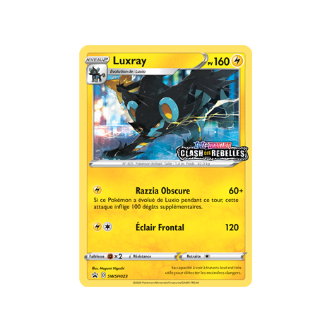 Carte Luxray - de Pokémon SWSH023