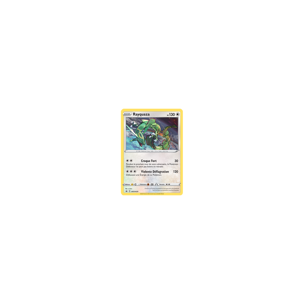 Carte Rayquaza - de Pokémon SWSH029