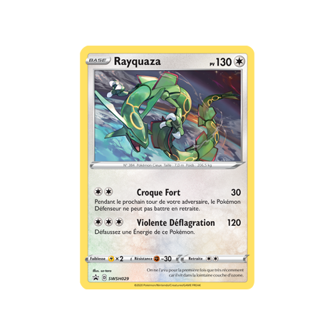 Carte Rayquaza - de Pokémon SWSH029