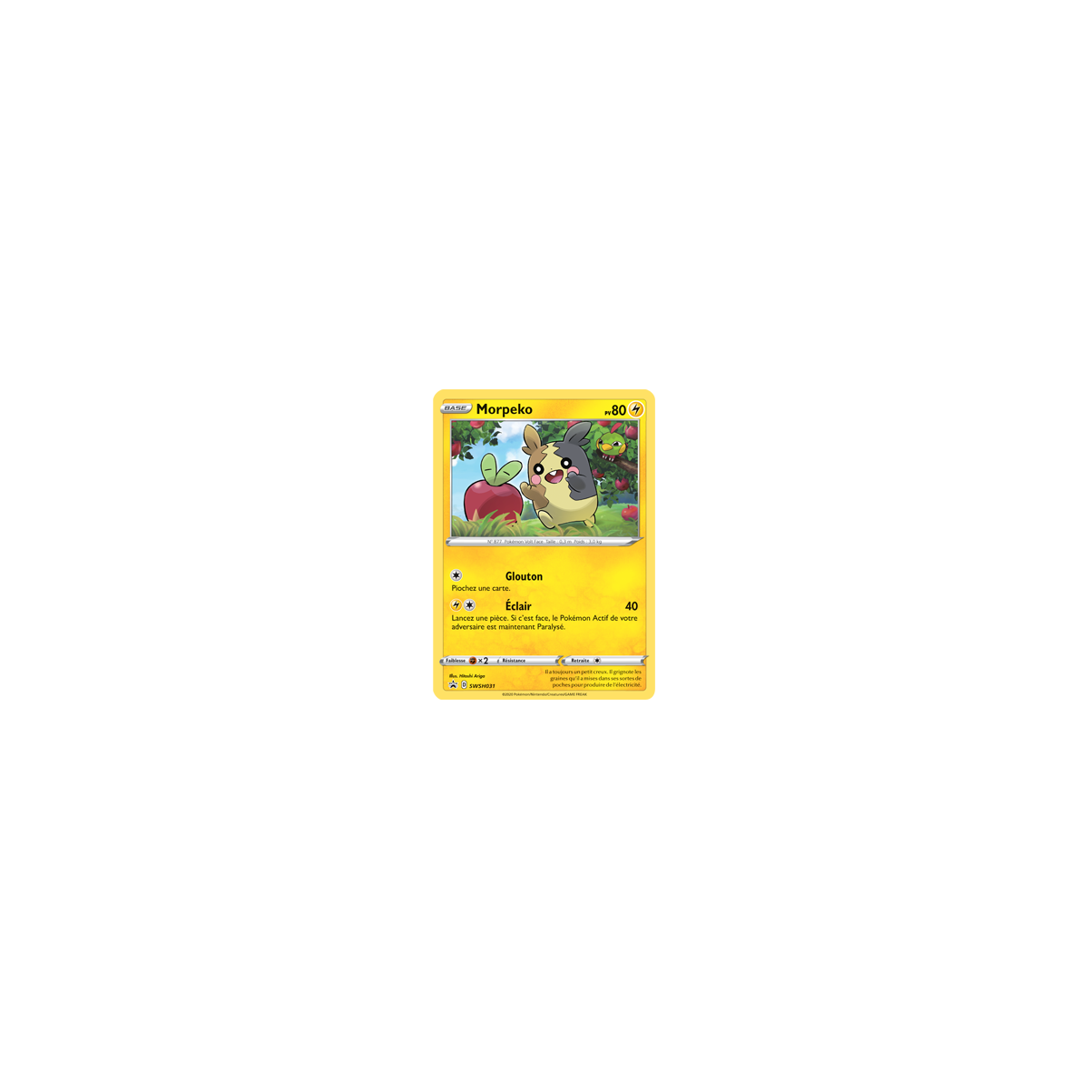 Carte Morpeko - de Pokémon SWSH031