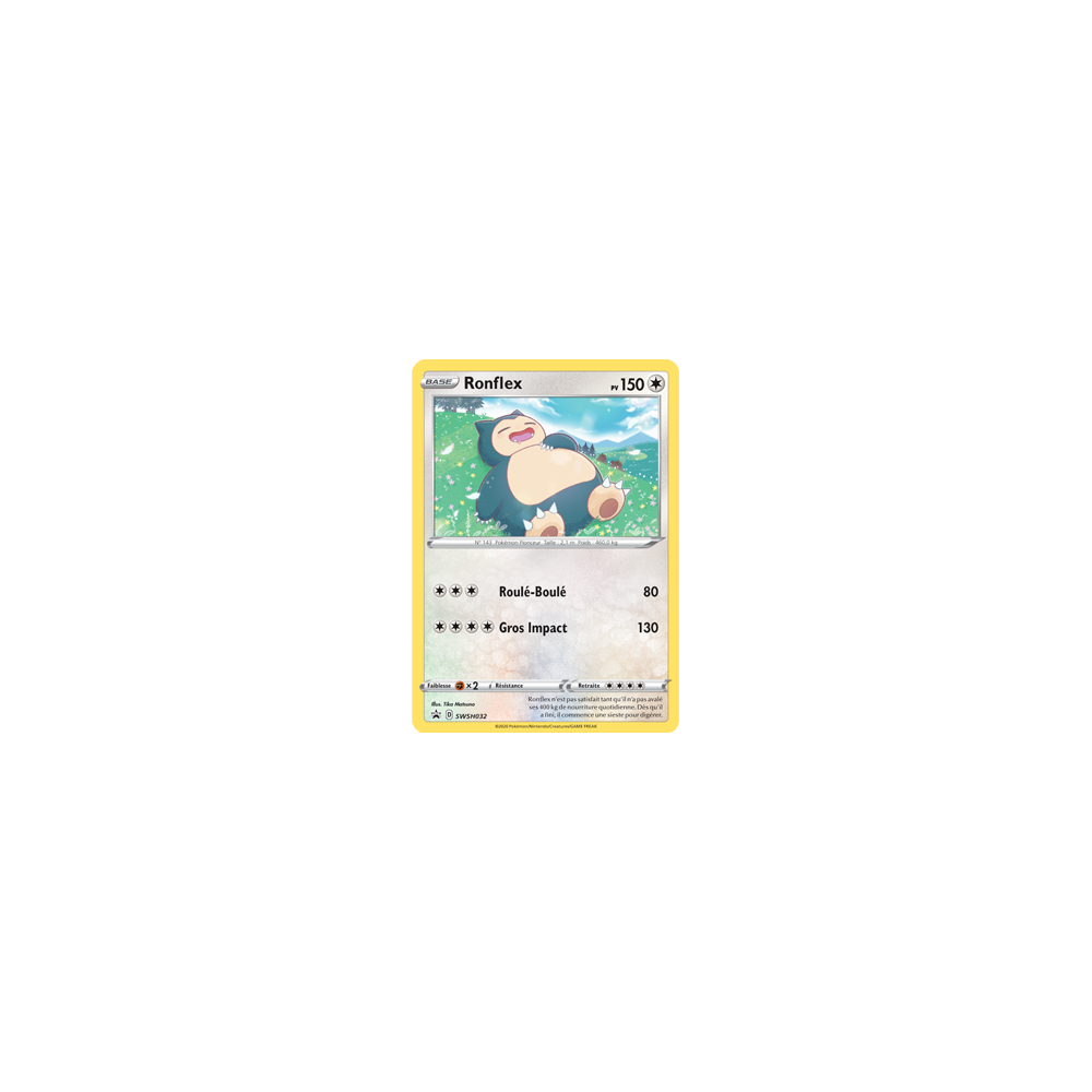 Carte Ronflex - de Pokémon SWSH032