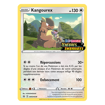 Kangourex SWSH038 : - de Pokémon Promo SWSH (Épée et Bouclier)