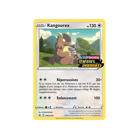 Kangourex SWSH038 : - de Pokémon Promo SWSH (Épée et Bouclier)