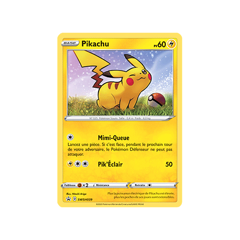 Carte Pikachu - de Pokémon SWSH039