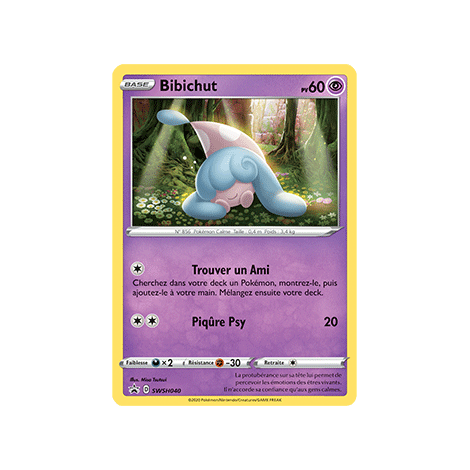 Carte Bibichut - de Pokémon SWSH040