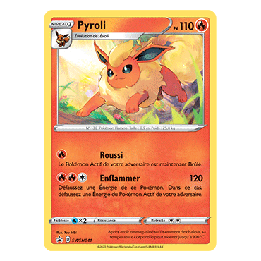 Pyroli SWSH041 : - de Pokémon Promo SWSH (Épée et Bouclier)