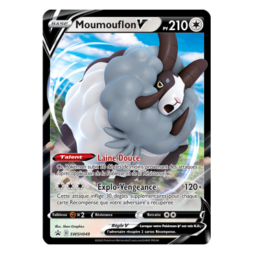 Carte Moumouflon - de Pokémon SWSH049