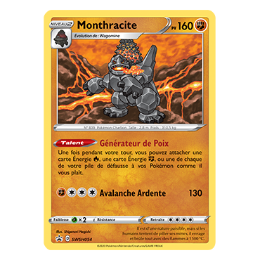 Monthracite, carte - de Promo SWSH (Épée et Bouclier)