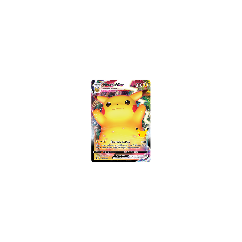 Pikachu SWSH062 : - de Pokémon Promo SWSH (Épée et Bouclier)