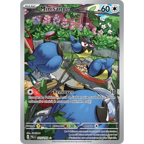 Minisange 225/193 : Joyau Illustration rare de l'extension Pokémon Écarlate et Violet Évolutions à Paldea