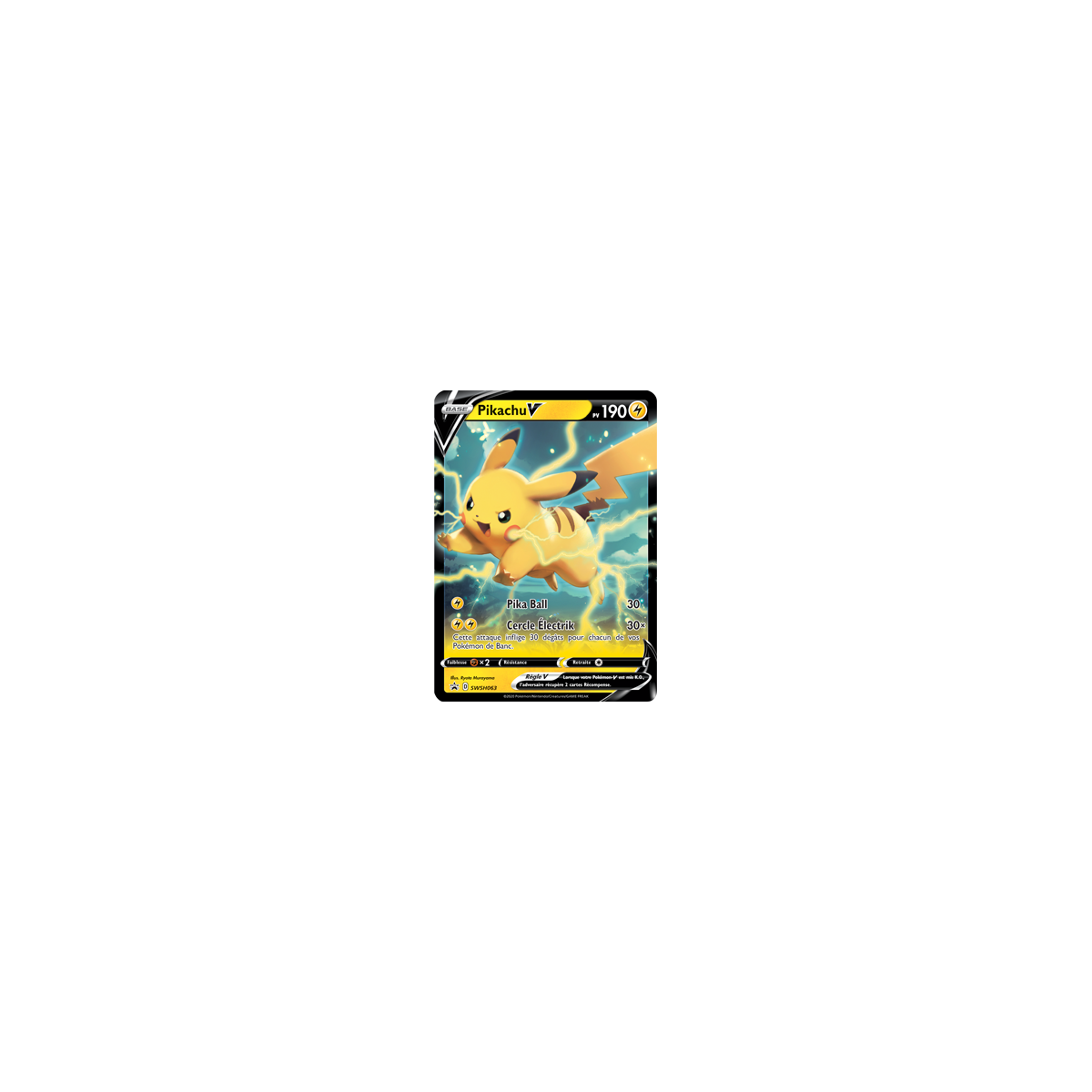 Carte Pikachu - de Pokémon SWSH063