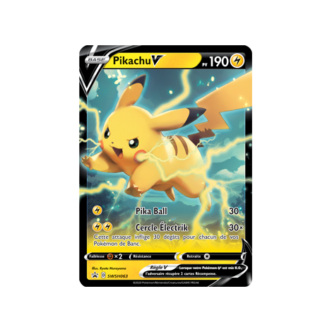 Carte Pikachu - de Pokémon SWSH063