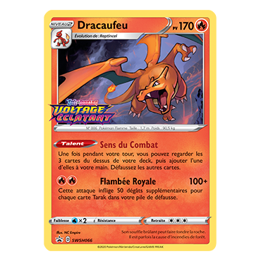 Dracaufeu SWSH066 : - de Pokémon Promo SWSH (Épée et Bouclier)