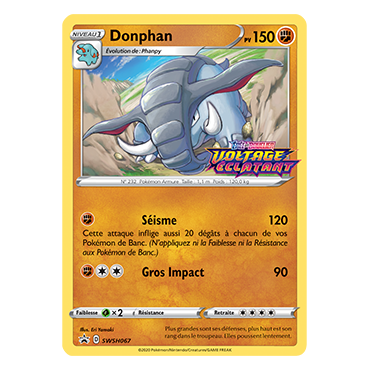 Donphan SWSH067 : - de Pokémon Promo SWSH (Épée et Bouclier)
