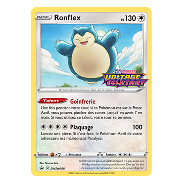 Ronflex, carte - de Promo SWSH (Épée et Bouclier)