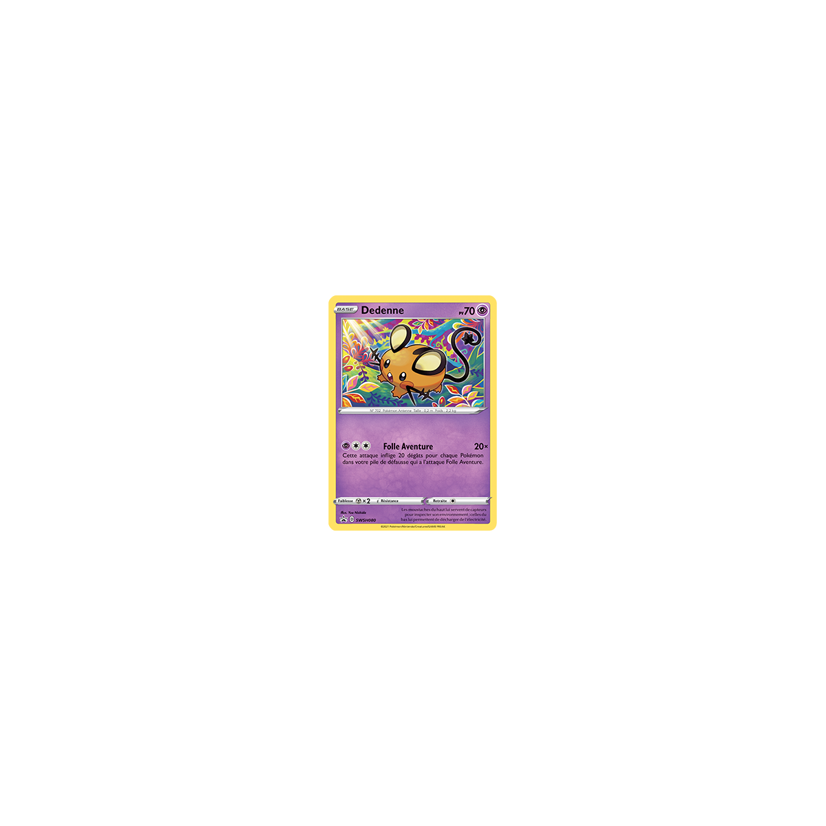 Carte Dedenne - de Pokémon SWSH080