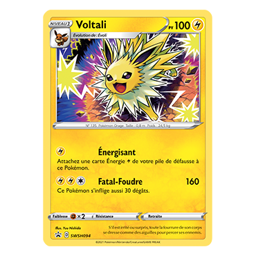 Carte Voltali - de Pokémon SWSH094