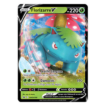 Florizarre SWSH100 : - de Pokémon Promo SWSH (Épée et Bouclier)