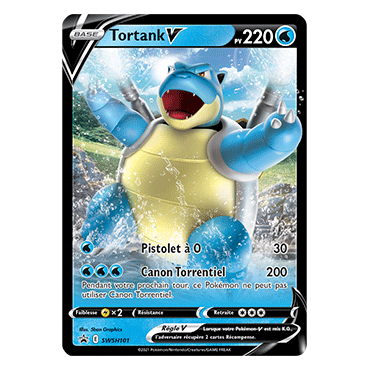 Tortank SWSH101 : - de Pokémon Promo SWSH (Épée et Bouclier)
