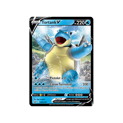 Tortank SWSH101 : - de Pokémon Promo SWSH (Épée et Bouclier)