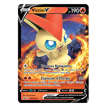 Victini SWSH104 : - de Pokémon Promo SWSH (Épée et Bouclier)