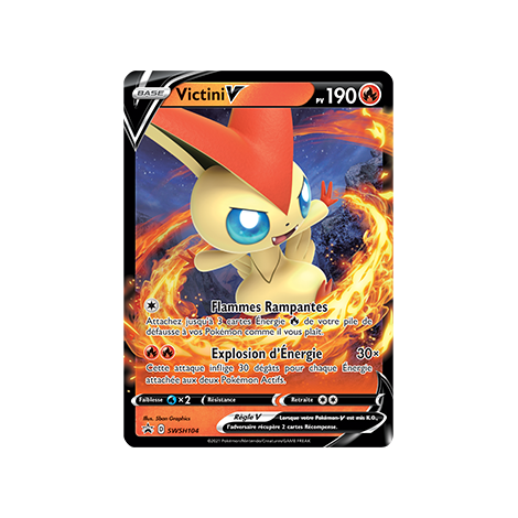 Victini SWSH104 : - de Pokémon Promo SWSH (Épée et Bouclier)