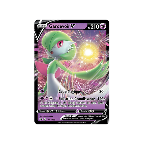 Gardevoir SWSH105 : - de Pokémon Promo SWSH (Épée et Bouclier)