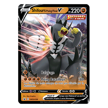 Shifours Poing Final SWSH106 : - de Pokémon Promo SWSH (Épée et Bouclier)