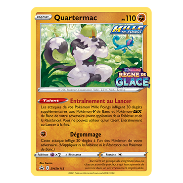 Quartermac, carte - de Promo SWSH (Épée et Bouclier)