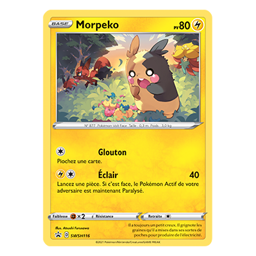 Morpeko, carte - de Promo SWSH (Épée et Bouclier)