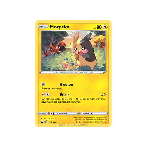 Morpeko, carte - de Promo SWSH (Épée et Bouclier)