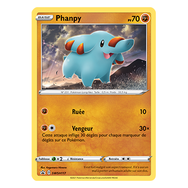 Phanpy, carte - de Promo SWSH (Épée et Bouclier)
