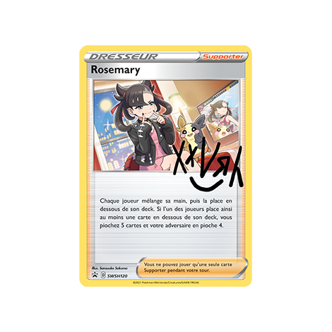 Carte Rosemary - Carte Supporter de Pokémon SWSH120